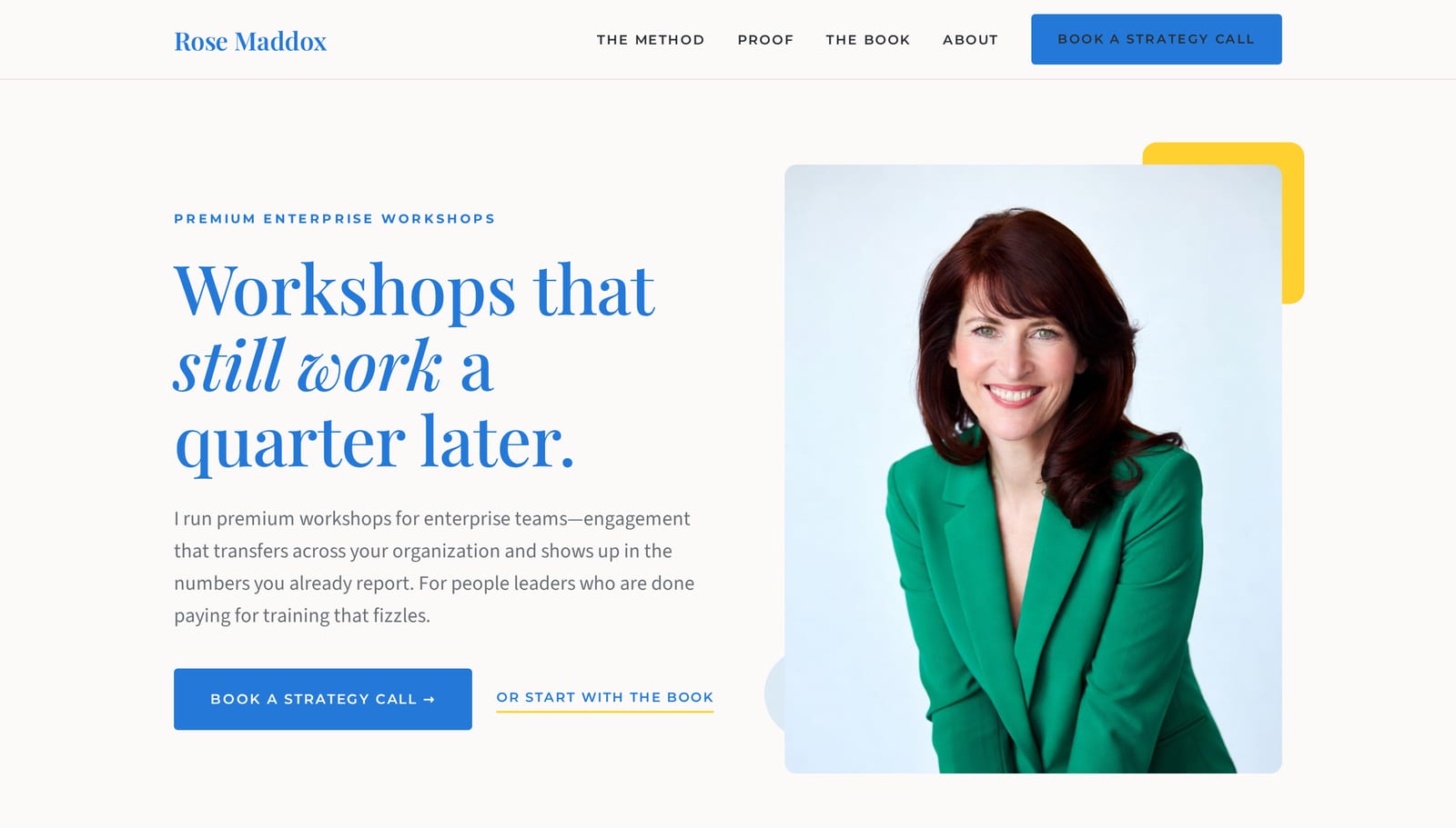 Rose Maddox homepage preview